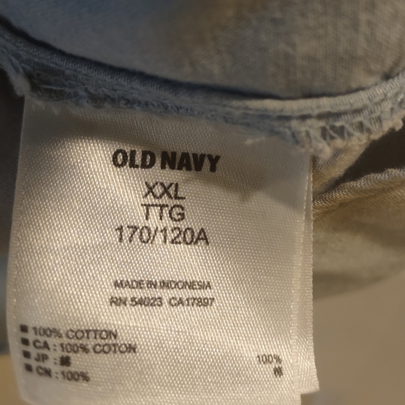 Old Navy Light Blue Chambray Pullover Top - Picture 5 of 5